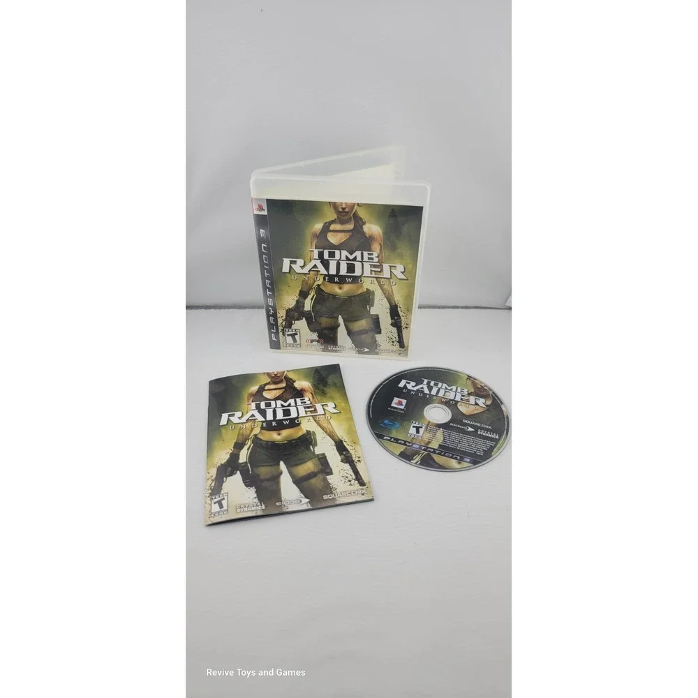 Tomb Raider Underworld (Sony PlayStation 3 PS3 2008) CIB Complete Tested Working